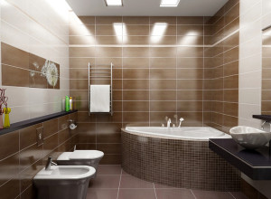Изображение освещения в маленькой ванной, vannaexpert.ru