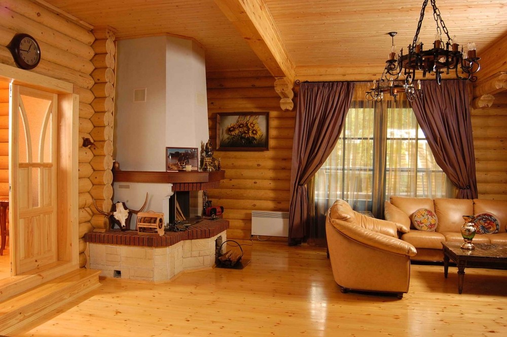 Блок хаус в интерьере или как добиться деревянной гармонии