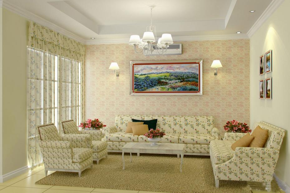 Мебель для гостиной в стиле прованс низкая и удобная