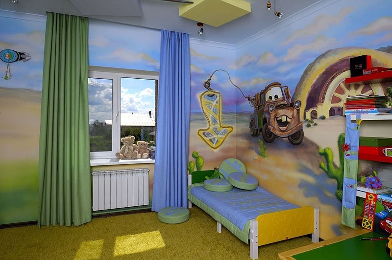 Детская комната с фотообоями