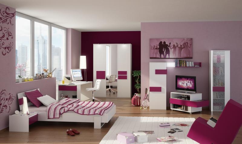 Креативные идеи дизайна комнаты для девочки-подростка в современном стиле