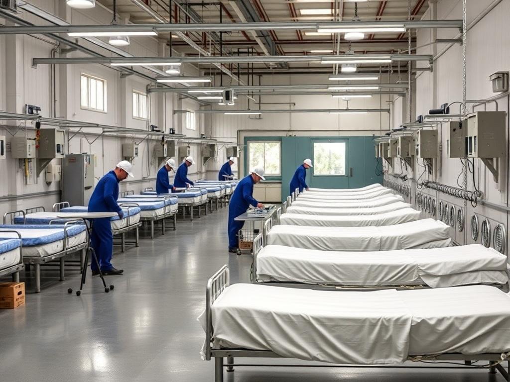 Как организовать производство и поставку кроватей для рабочих: от чертежа до объекта