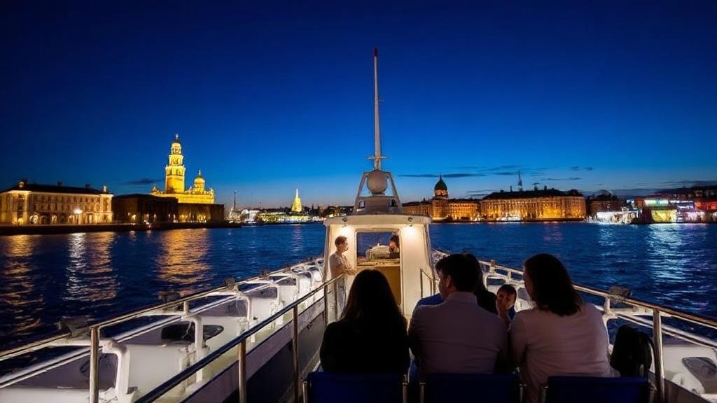Ночная водная экскурсия в Санкт‑Петербурге: когда река рассказывает истории
